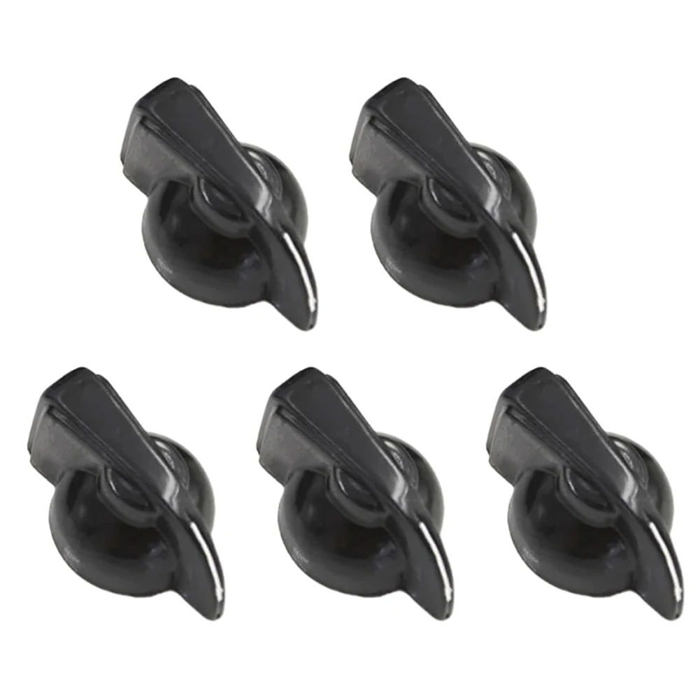 5 Pcs Bakelite Potentiometer Pot Pointer Knobs Featuring 6mm Shaft Hole Diameter and Brass Core for Accurate and Secure Fit