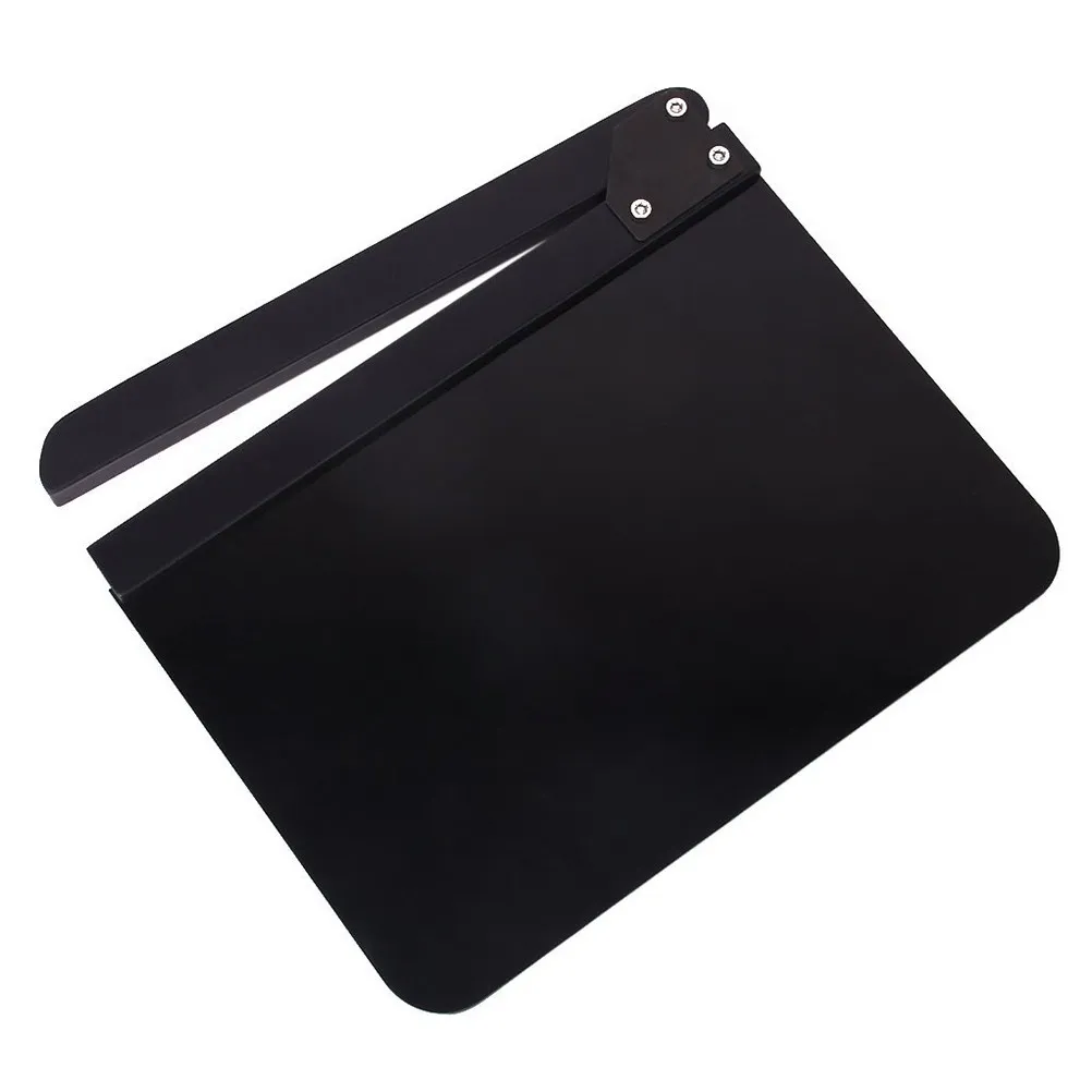 

Черно-белая профессиональная кляпера (доска для съемок) на английском языке для киносъемок, акрил/дерево, 30x222 см, с гравировкой