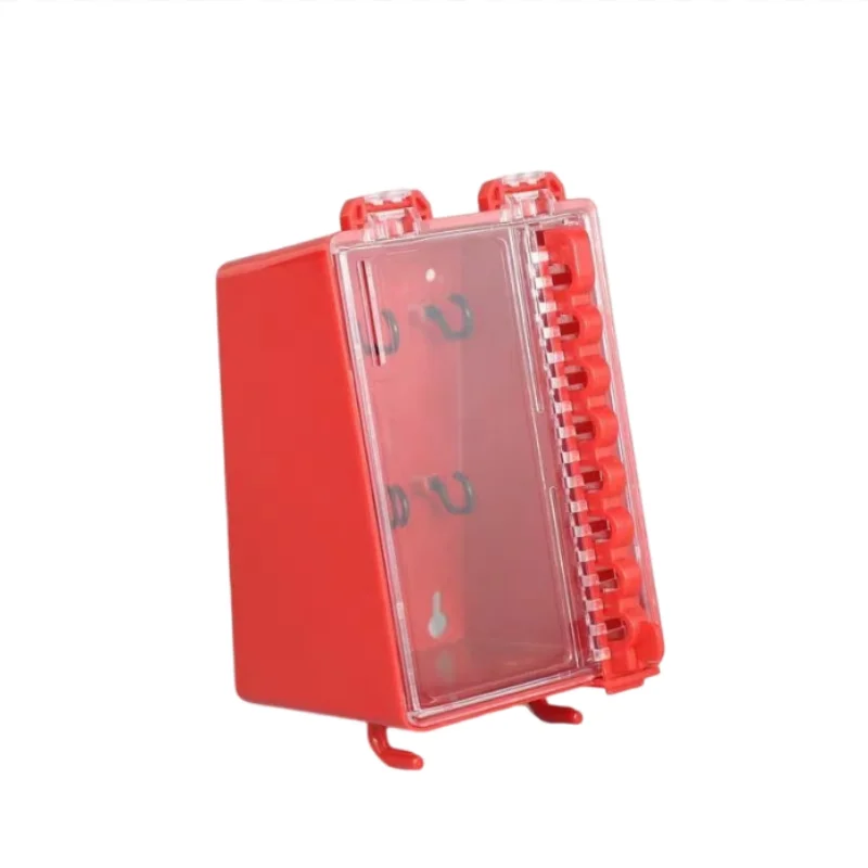 

Mini Wall-Hanging Plastic Safety Group Lockout Box Large-sized Equipment Multiple Multipoint Conctrol Co-management LOTO Device