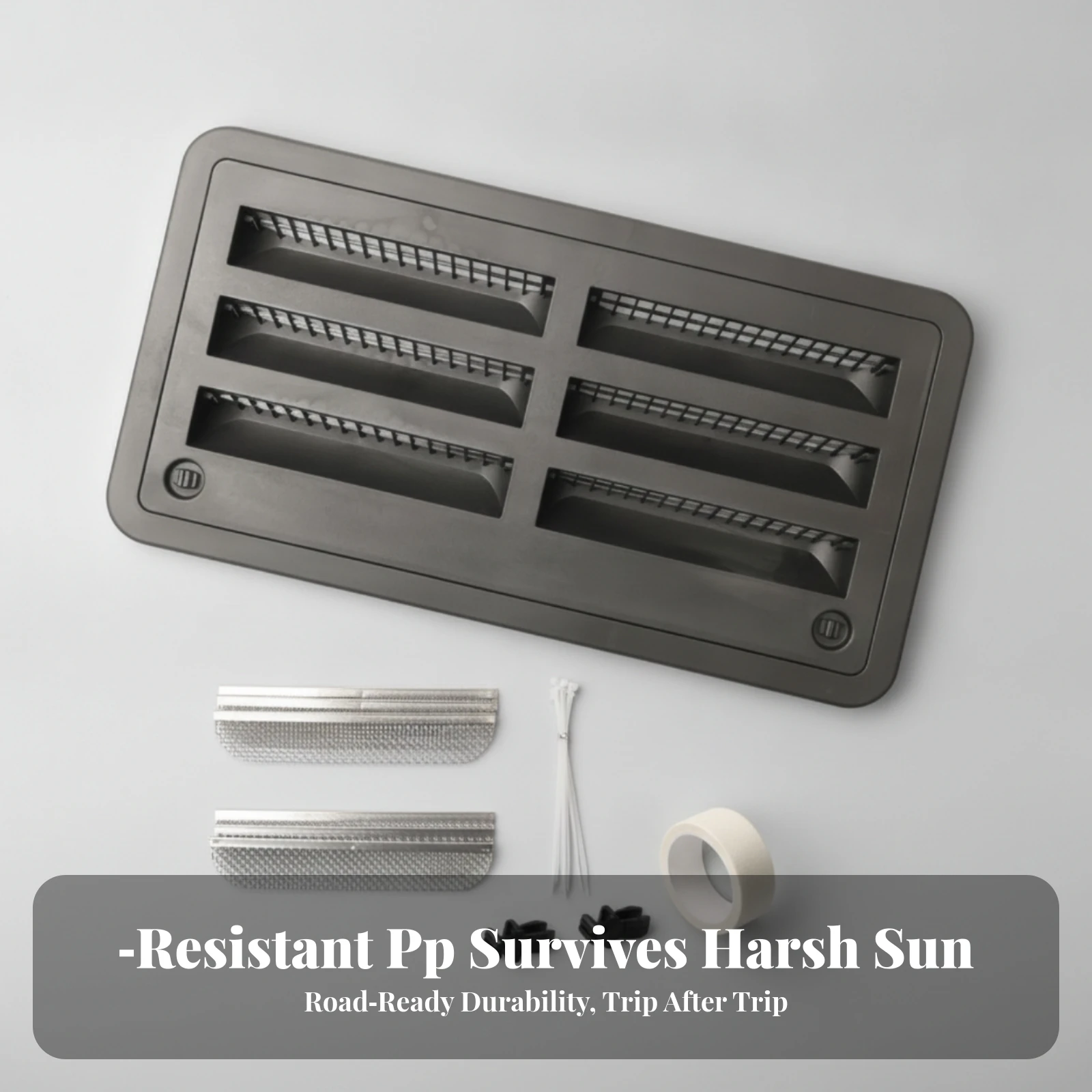 RV Refrigerator Side Vent Cover Fine Mesh RV Refrigerator Side Vent Cover with Screen Shielding Lightweight for Motorhome