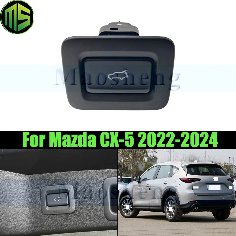 

Maoshneg Rear Trunk Lock Switch For Mazda CX-5 CX5 2022-2024 Tailgate Trunk Switch Release Button