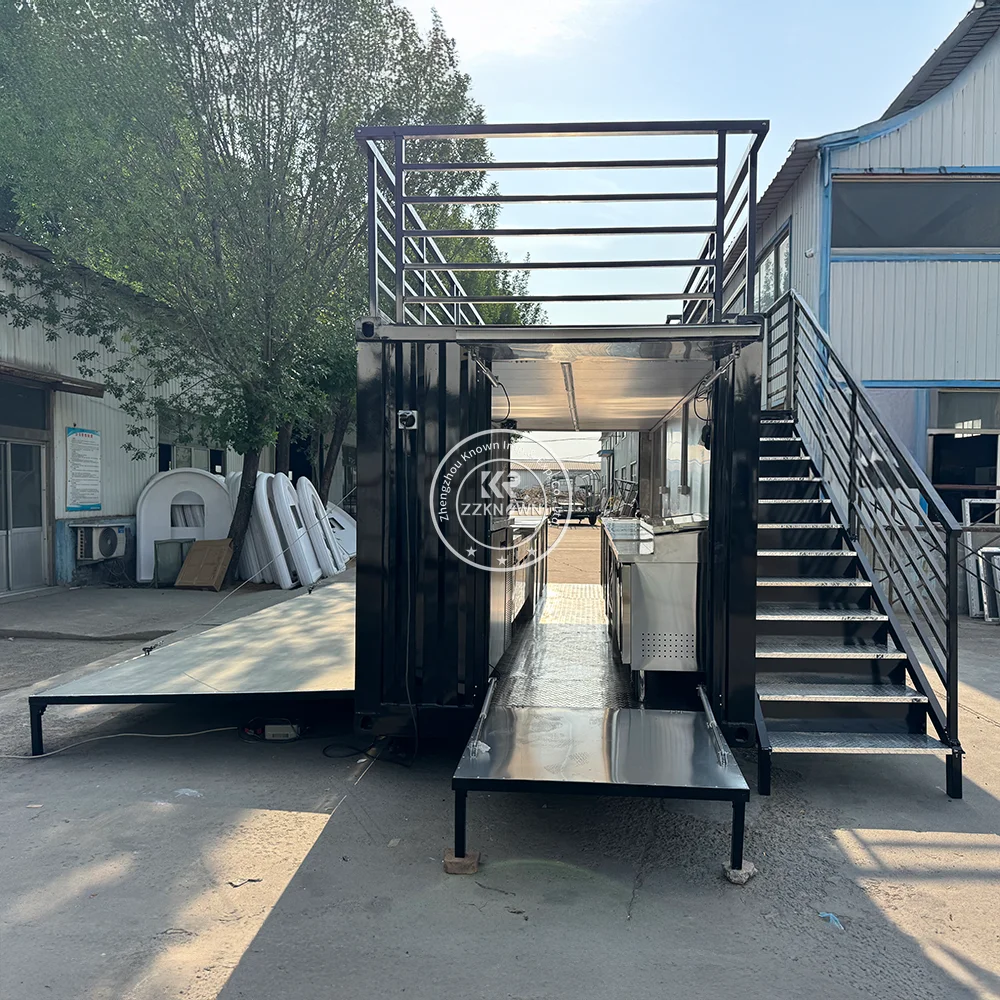 Prefabricated Container Bar Beer Kitchen Modular Container House Restaurant Mobile Coffee Shop Cafe Kiosk