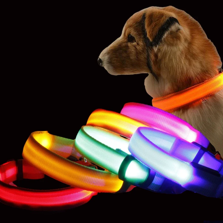 Collier lumineux LED en nylon
