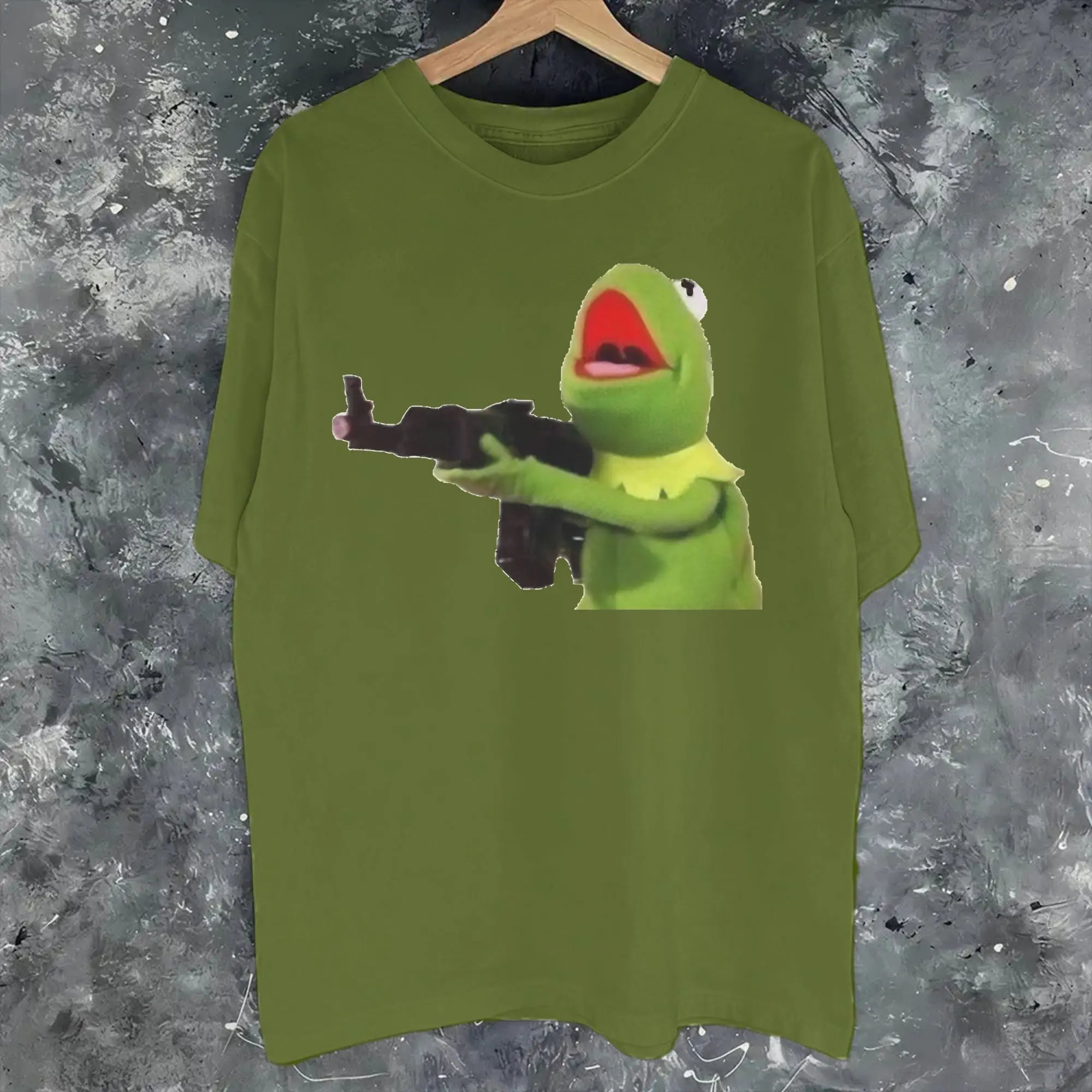 Kermits the Frog Apparel Unisex T Shirts Cotton Tee New Arrival  Tops T-shirt
