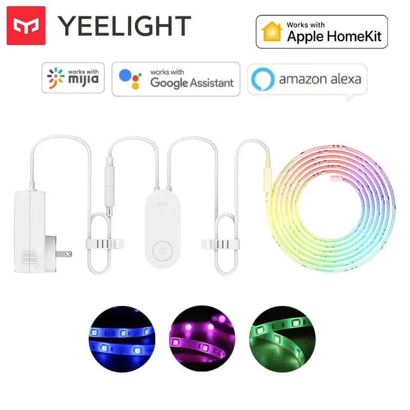 Yeelight Aurora Smart Light Strip 1S Plus 2 Meter LED RGB Colorful WiFi Remote Control with Xiaomi Mi Home Smart Home