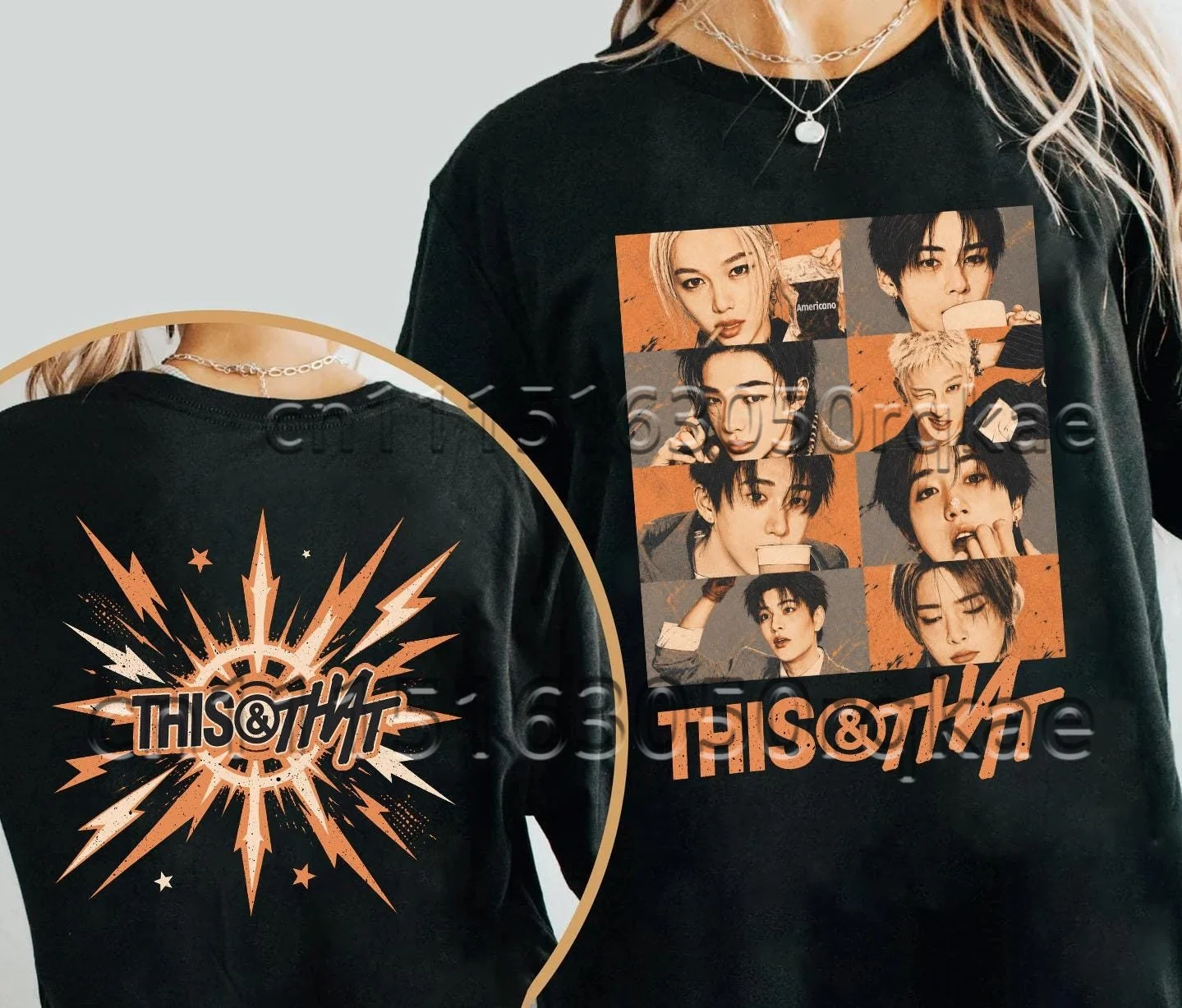 This and That T-shirt 2026 KPOP Concert Sport Casual T-shirt Fan Gift Streetwear Minimalist Casual Short Sleeve Women's T-shirt
