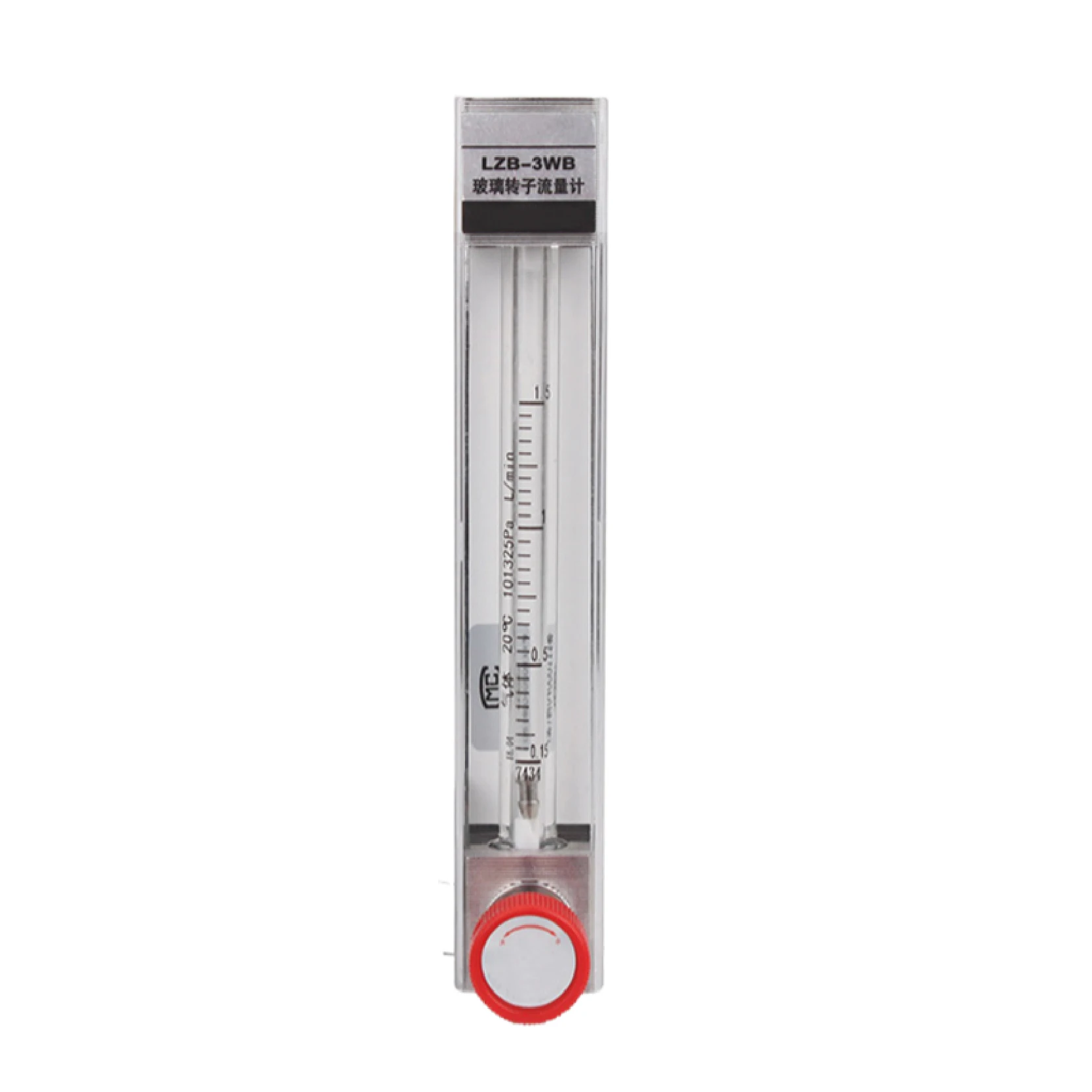 LZB-3WB Glass Rotameter Liquid Flow Meter Glass Tube Float Flow Meter for Water and Pure Water Measurement