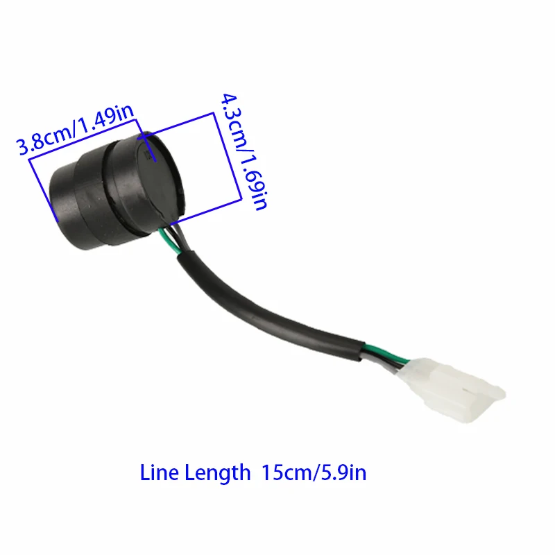 NEW 1 Piece For GY6 50‑250cc Motorcycles Scooters Moped ATV 3 Pins Round Turn Signal Flasher Relay Blinker