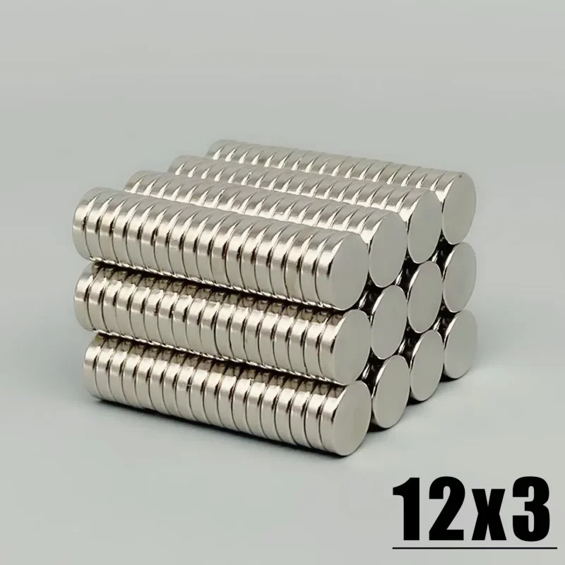 Fridge Tool Magnet 20/50/100/200/500pcs 12x3mm Round Shape Imane Whiteboard Office Accessory 12*3mm For Home Decoration