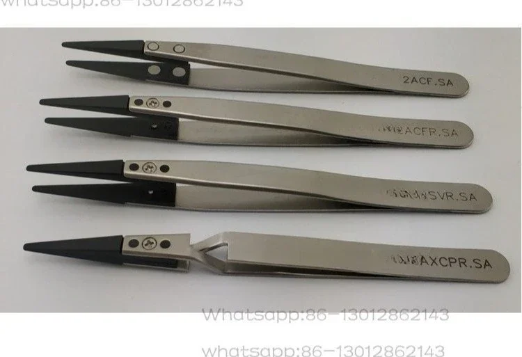 Precision Anti-static Tweezers Round Head Laboratory Substrate Lens Clean Room Research Clip Imported From Switzerland
