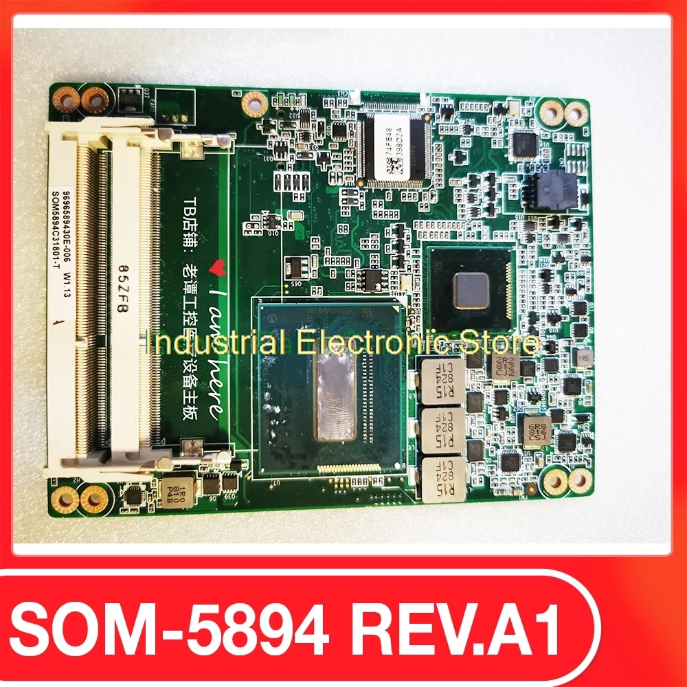 Industrial Control Motherboard SOM-5894C31801-T For Advantech SOM-5894 REV.A1