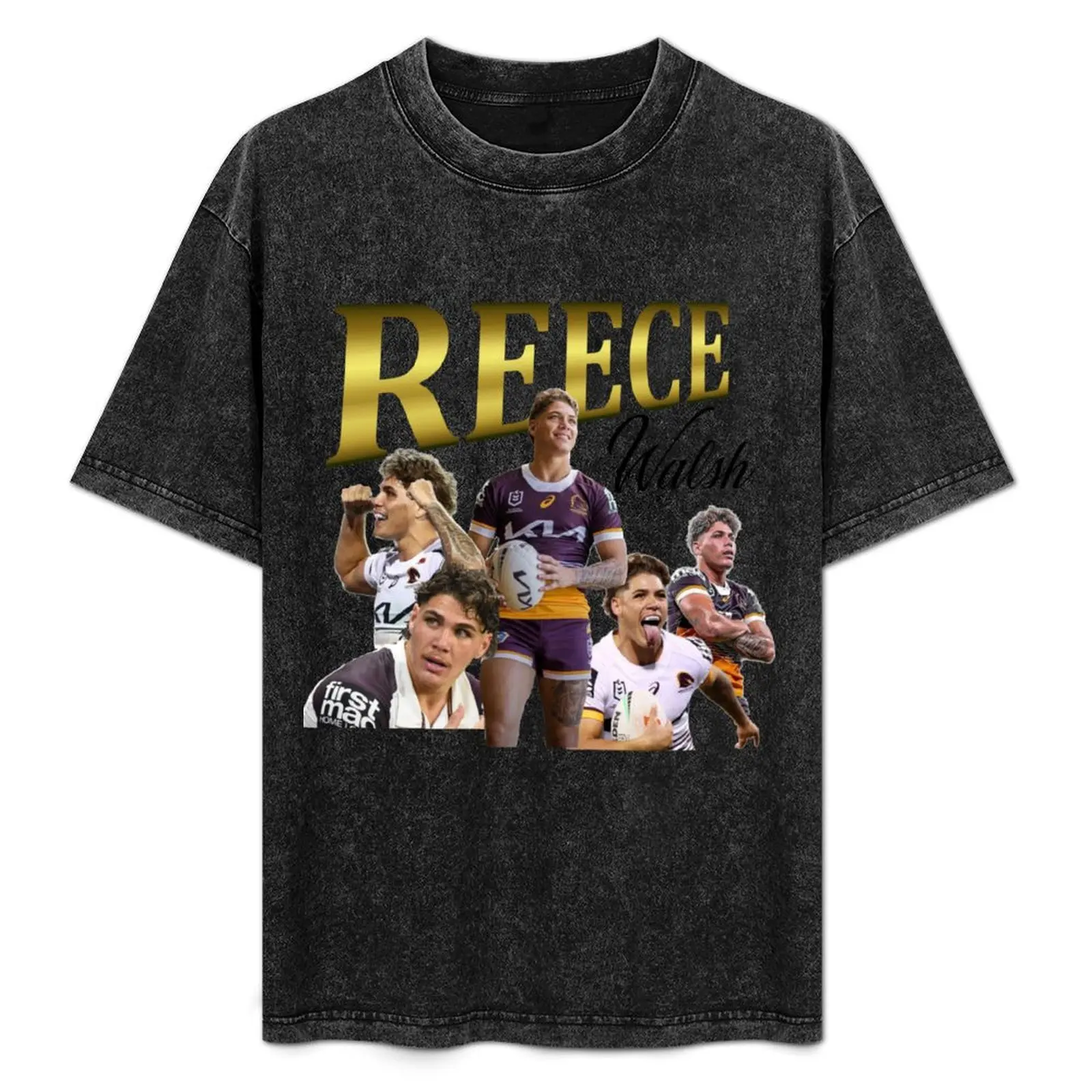 

Reece Walsh Collage 2.0 T-Shirt customs design your own rapper graphic tees tshirts personalised black t shirts for men