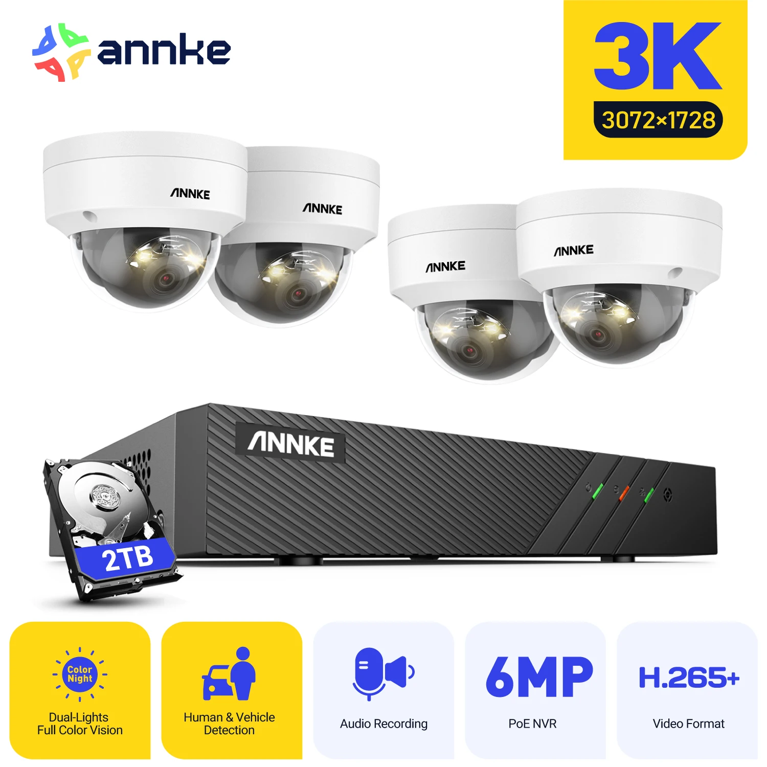 Annke AH500 3K 8Ch …