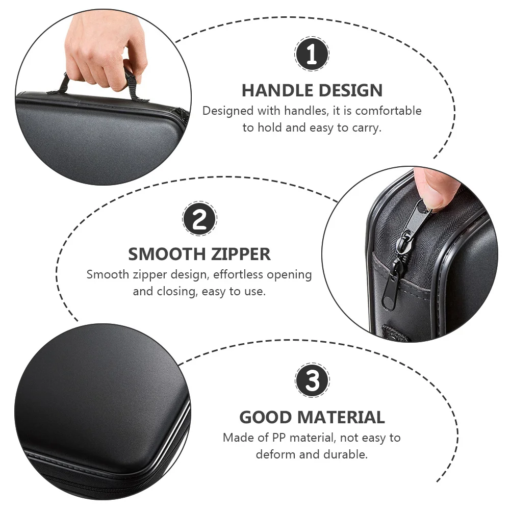 

Portable Cd Case Large Capacity 160 Disc Holder Handheld Nonwoven Lined Dvd Storage Organizer Cd Wallet