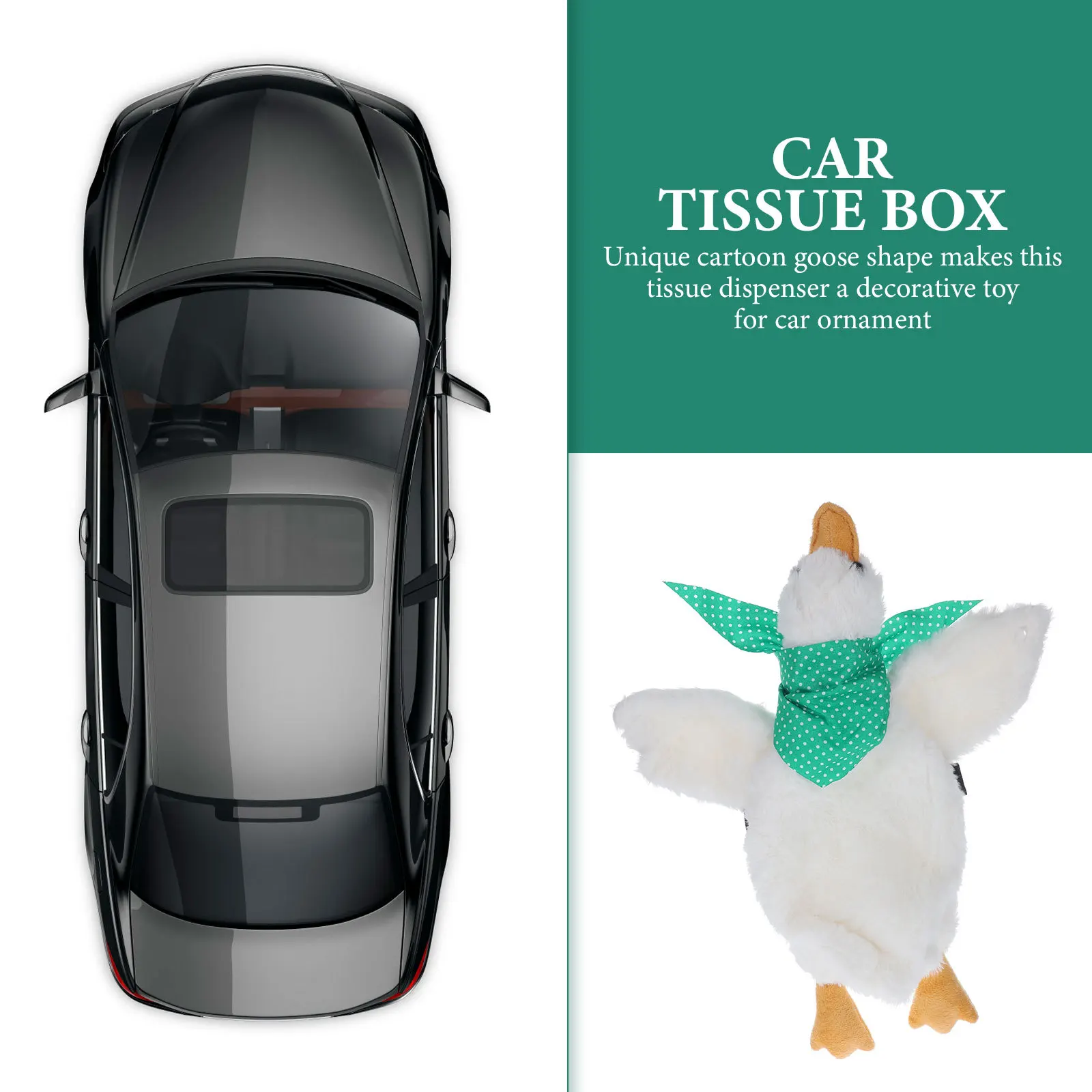 

Tissue Container Decorative Holder Cute Dispenser Car Cartoon Cylinder Animal for Hanging