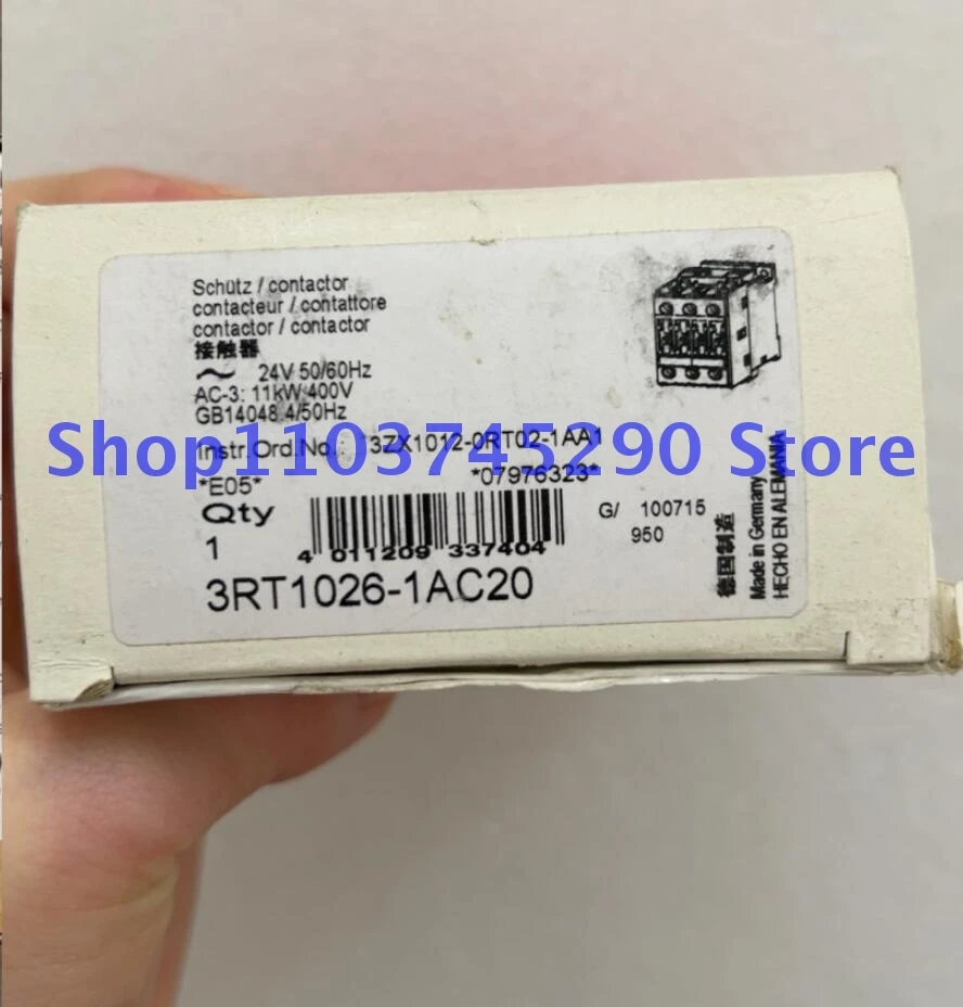 1PCS 3RT1026-1AC20 New 3RT10261AC20 Brand In Box Original Contactor 3RT1026 1AC20 Fast Shipping