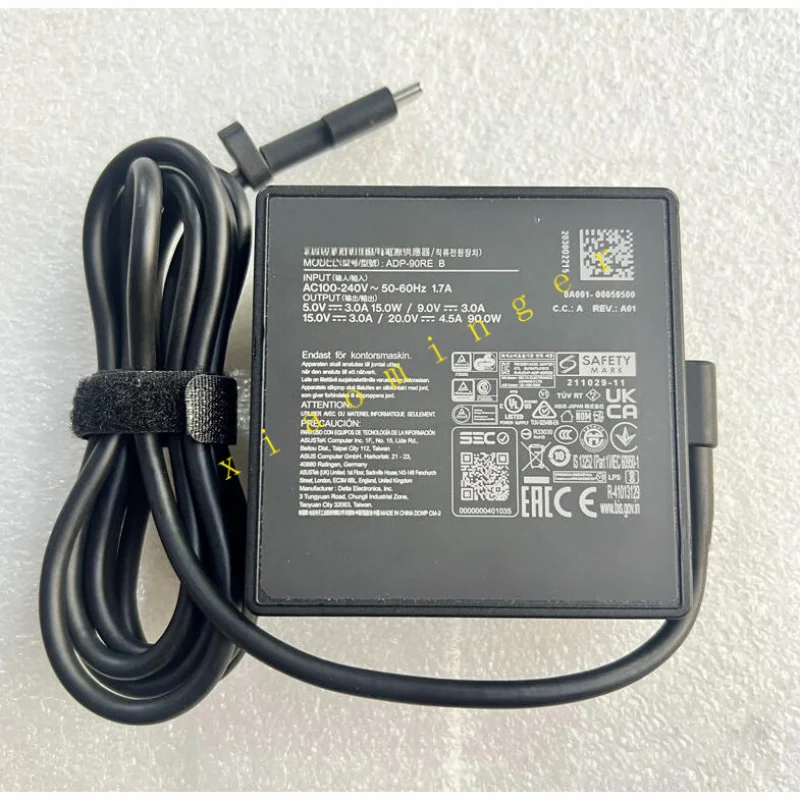 used-genuine-90w-ac-adapter-usb-c-charger-for-asus-vivobook-s-16x-s5602za-db51