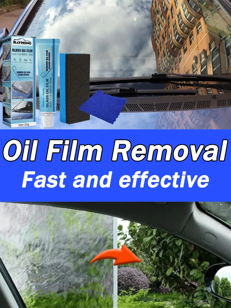 

Car Glass Oil Film Remover Windshield Polishing Agent Cleaning Paste