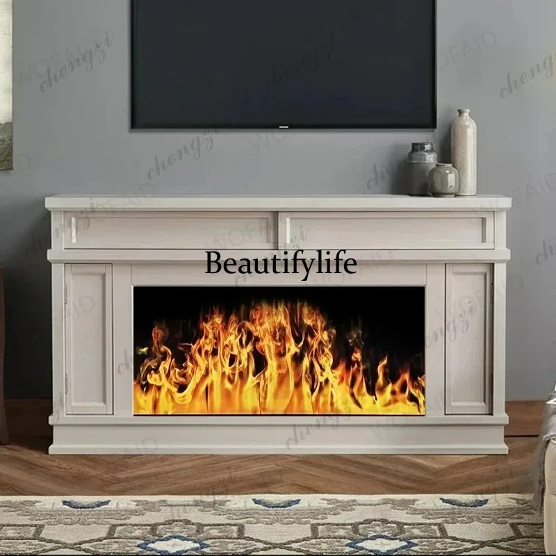E182 Remote Wifi Vapor Electric Fireplace Electric Fireplace,3D Flame Effect with Water Mist,Easy Maintenance,for Modern Living