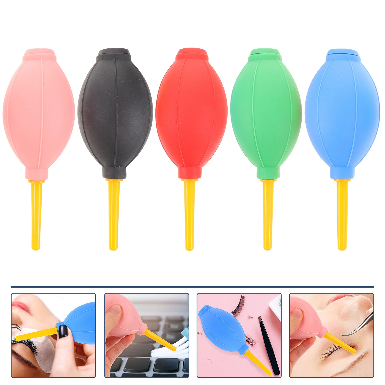 

5Pcs Air Blower for Eyelash Glue Drying Professional False Lash Extension Tool Lightweight Portable Beauty Accessory