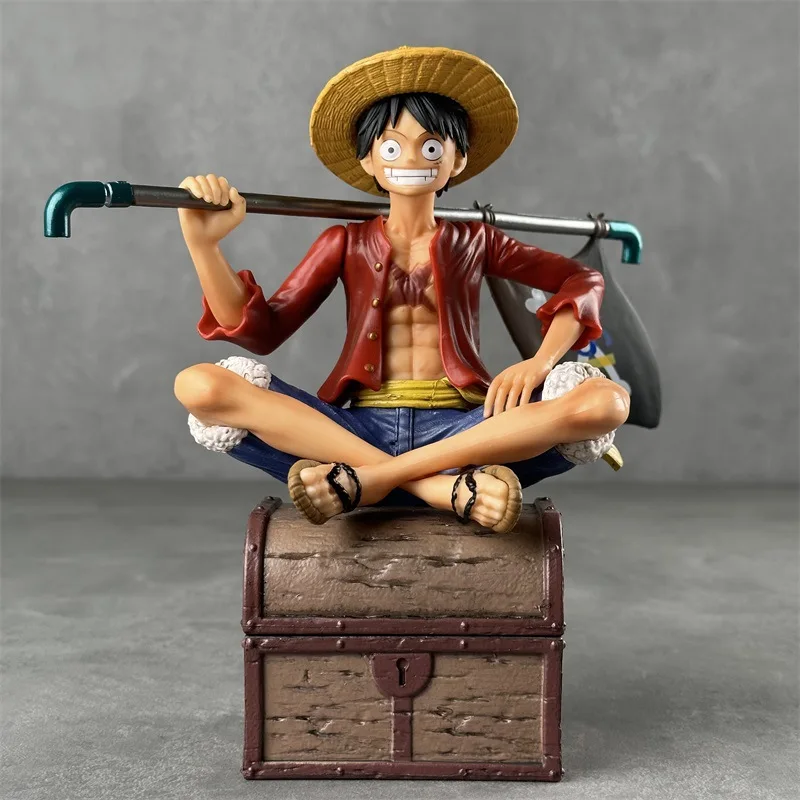 20cm Anime One Piece Figures Luffy Action Figure Figurine Ornament  Model Toys Kits Pvc Model Desktop Decorate Birthday Gifts