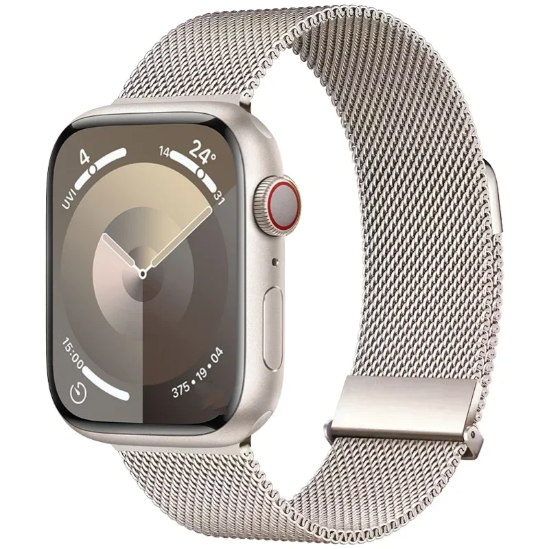 Metall-Milanese-Armband für Apple Watch 10, 42 mm, 46 mm, Band 49 mm, 45 mm, 44 mm, 42 mm, 41 mm, 40 mm, 38 mm, Armband iWatch Ultra/29, 8 7 6 5 4 SE