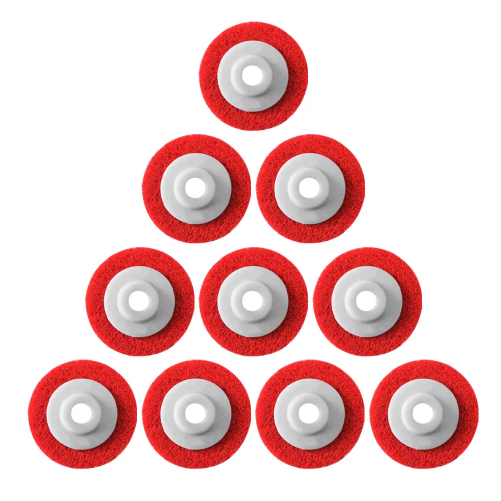 

10 Pcs Stainless Steel Polishing Sheet Grinding Wheel Accessories Nylon Buffing