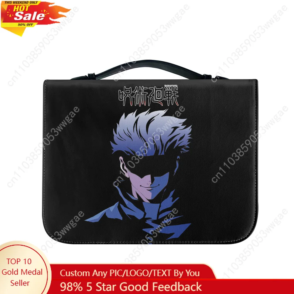 

Gojo Anime Bible Bags Christian Gifts Personalized Covers Bible Pack Waterproof Leather Bag High Quality Pockets Package Case