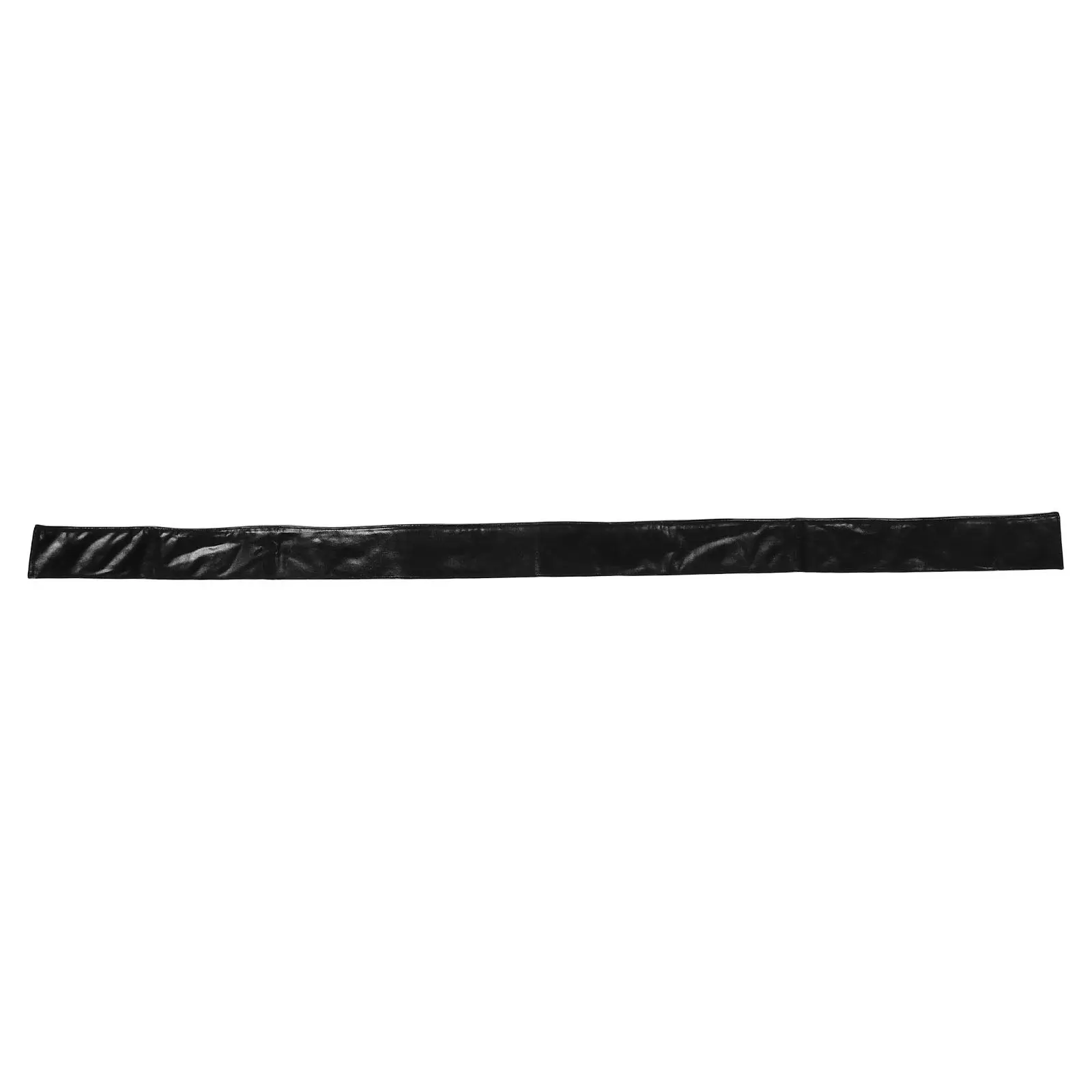 Black Sleep Mask Adult Tieback Ribbon Closure Light Blocking Soft Eye Cover for Travel Meditation Yoga Relaxation