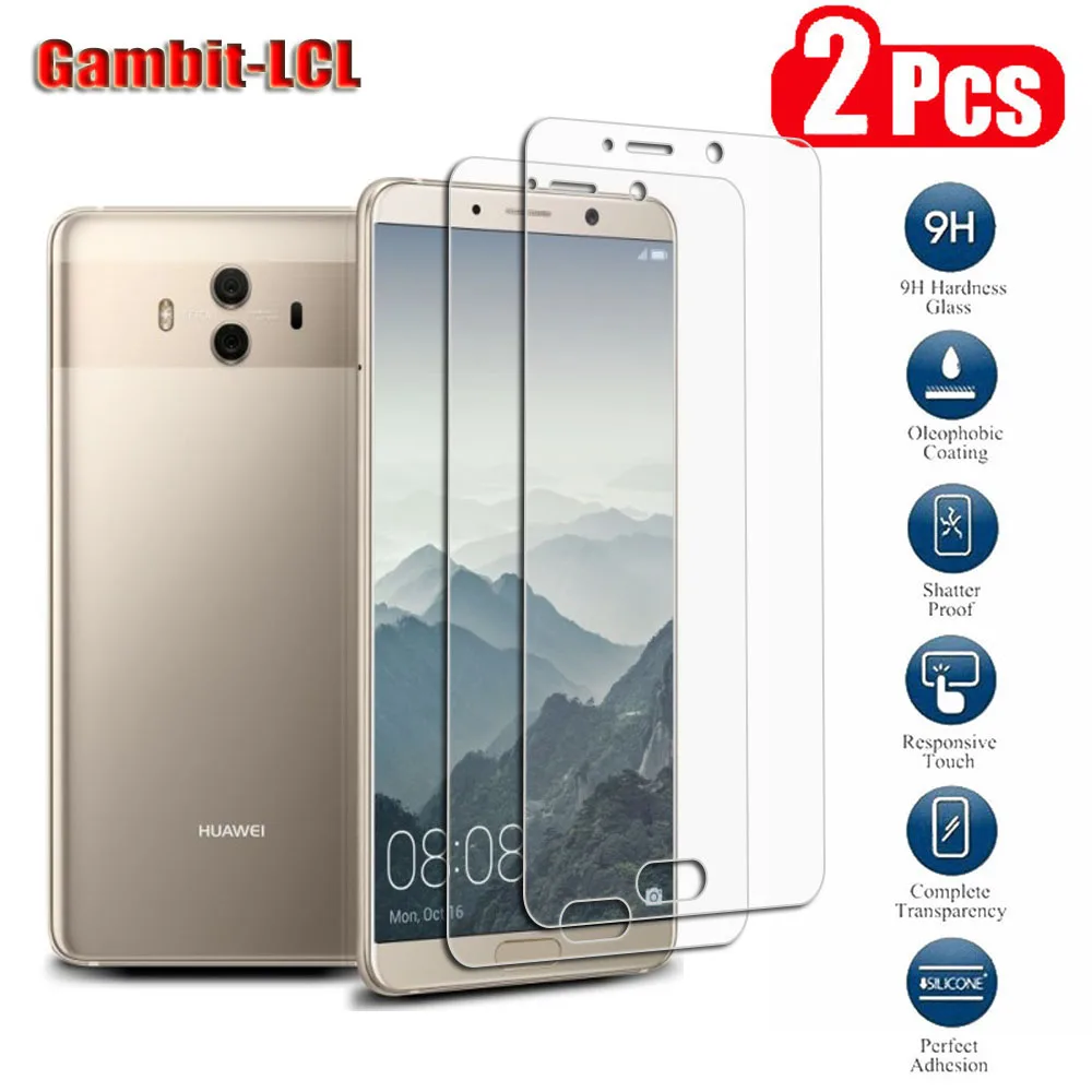 2PCS Original Protective Tempered Glass For Huawei Mate 10  5.9