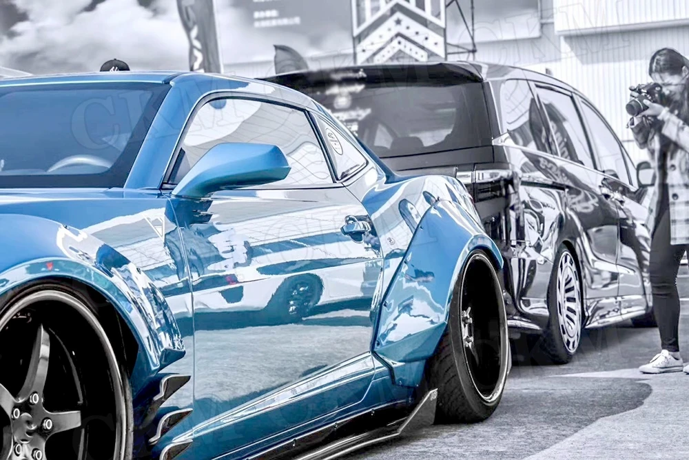 

FRP Неокрашенный черный передний бампер, диффузор, крылья, комплекты кузова, чехол для Chevrolet Camaro 2012-2016, авто украшение автомобиля