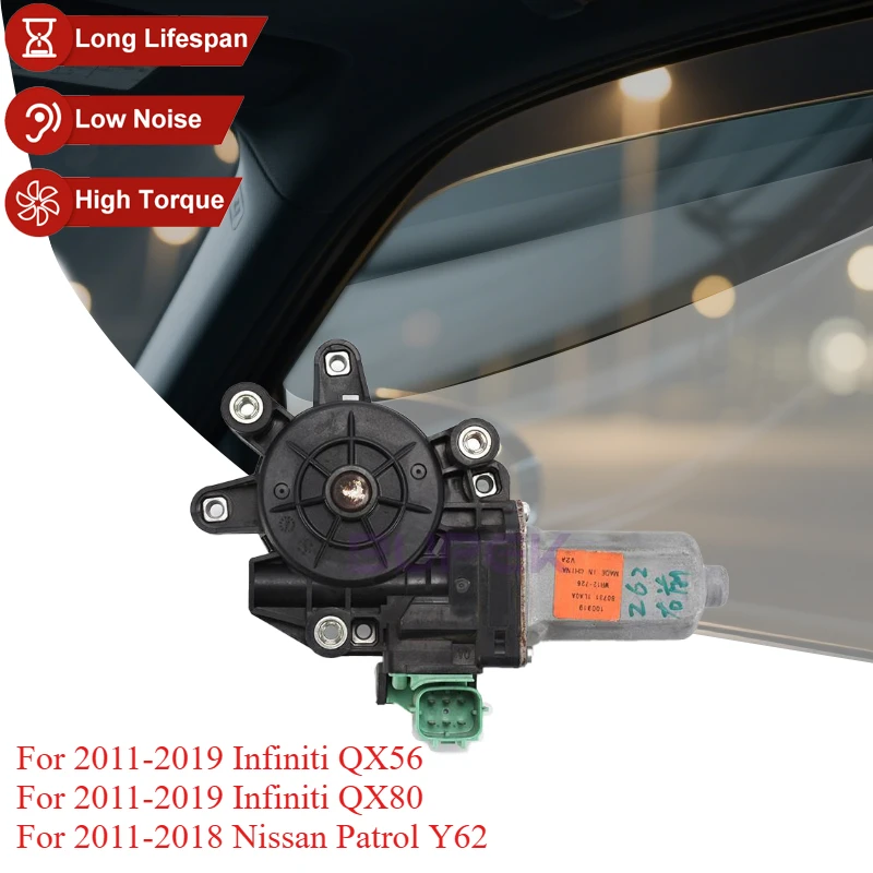 

BUPEK Power Window Motor for Infiniti QX56 QX80 Patrol Y62 Electric Glass Regulator High Perfomance Genuine Parts 80731-1LA0A