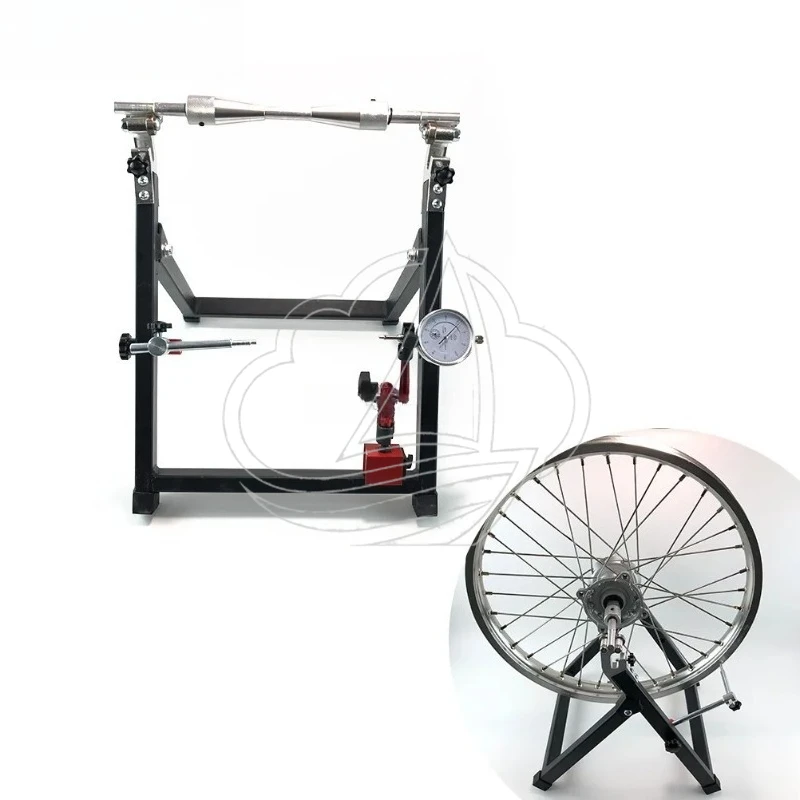 Motorcycle Wheel Rim Balance Adjustment Stand U-Shape Balancer Hub Parking Repair Bracket