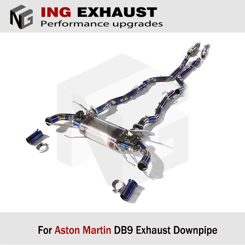 ING For Aston Martin DB96.0 2011+ 6.0L V8 V10 DB11 DBX DBS Vantage titanium alloy Valve Exhaust High Quality