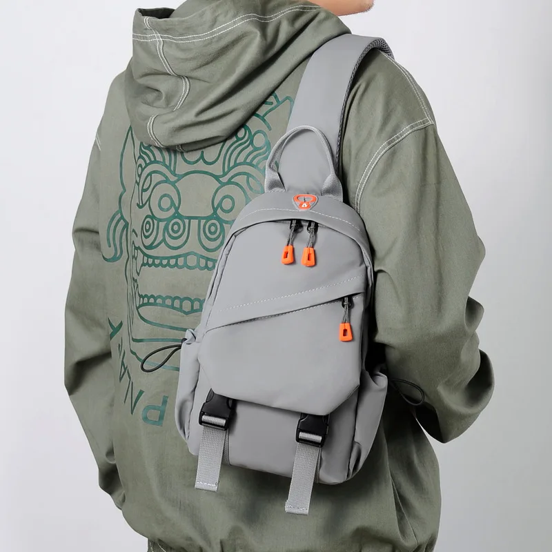 Nowa torba na klatkę piersiowa tkanina Oxford YoReAi dla mężczyzn prosta modny plecak wielofunkcyjna torby kurierskie typu Crossbody opakowanie podróżne na zewnątrz