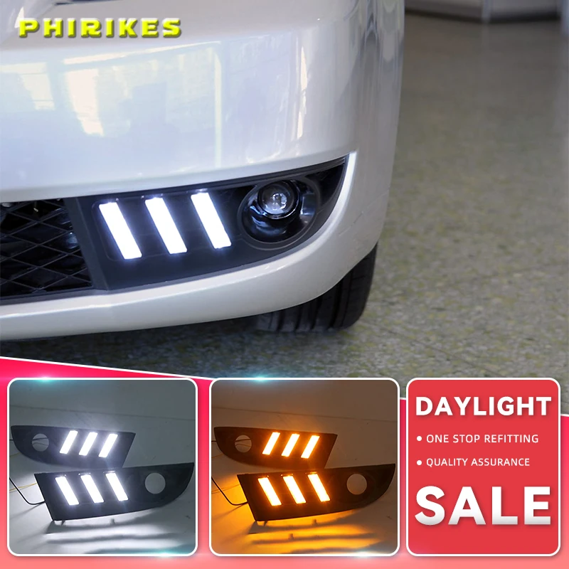 

2PCS LED Fog Lamps Daytime Running Light DRL For Chevrolet Epica 2007-2012 White yellow blue