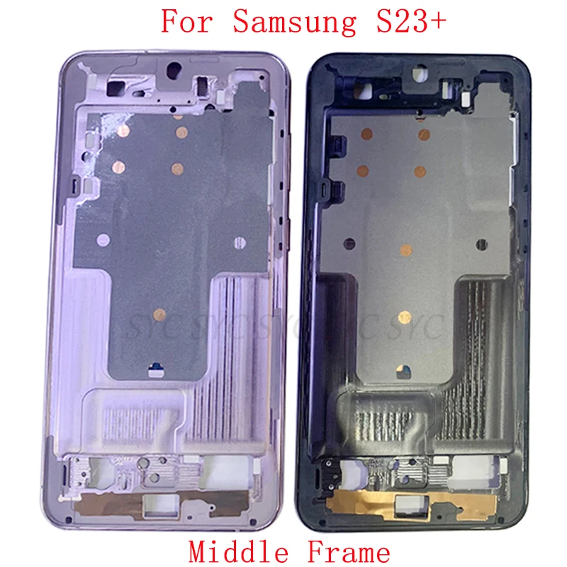 Middle Frame LCD Bezel Plate Panel Chassis Housing For Samsung S23+ S916 Phone Metal LCD Frame Repair Parts