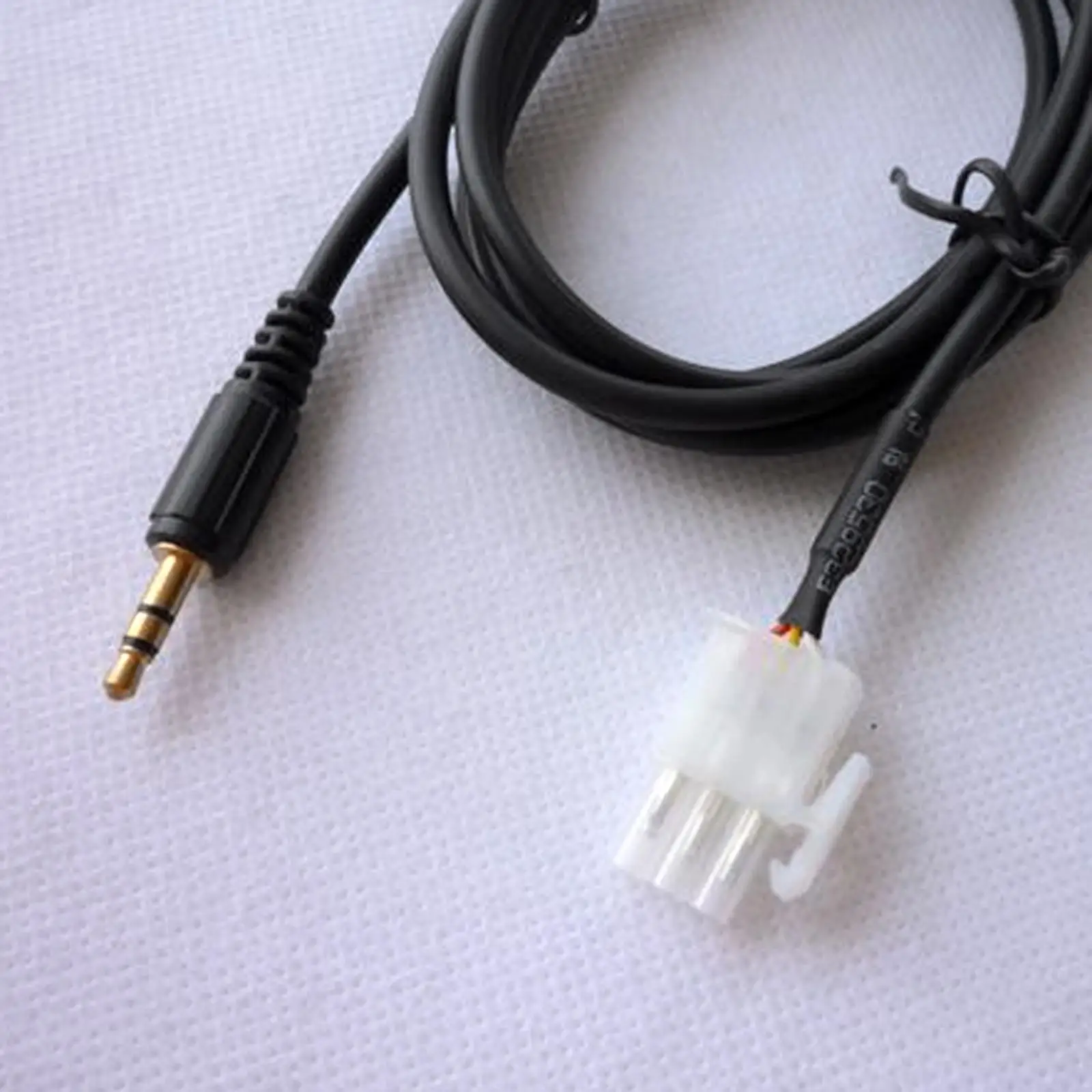 Car Audio Aux Cable Efficient Copper Wire Plastic Material for Goldwing GL1800 2001-2014 Front Pocket