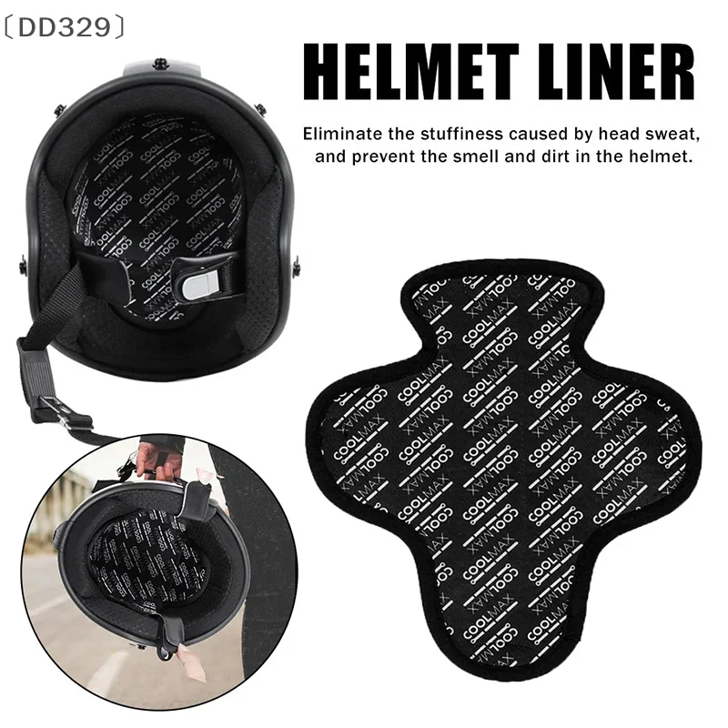 

뷰DD329 август вставка для мотоциклетного шлема, вкладыш, подушка, быстросохнущая дышащая, впитывающая пот, изоляционная подкладка для шлема