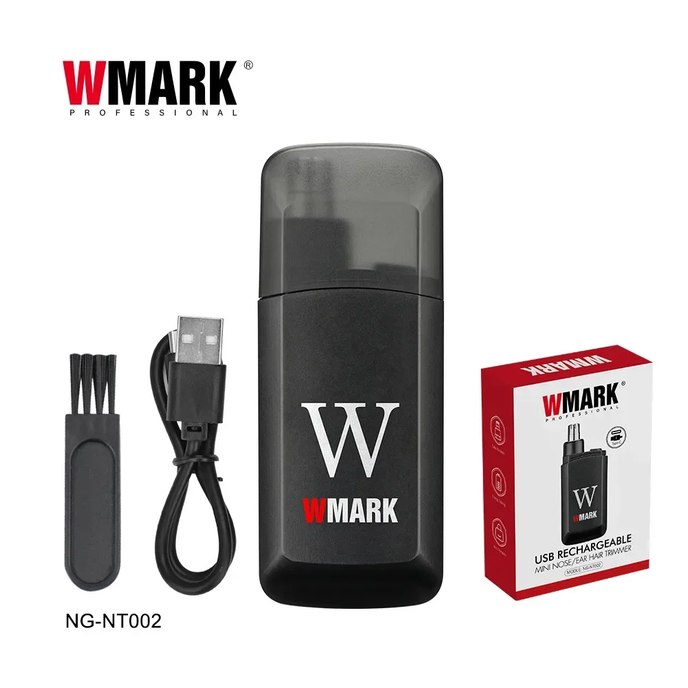 2024 ใหม่ชาร์จจมูกTrimmer WMARK NG-NT002 MiniจมูกผมTrimmer 10000 RPMมอเตอร์ความเร็ว,ประเภท-C USB Charge