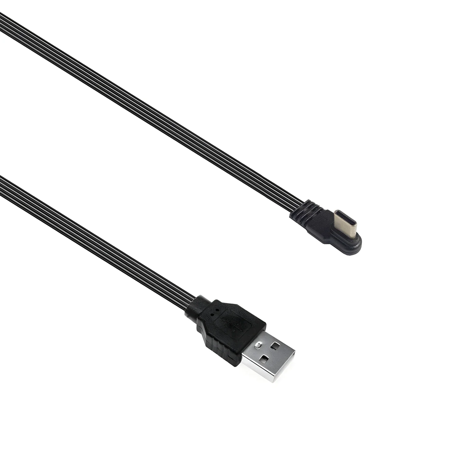 10CM-1M  Soft  0.2m 20CM Short USB Type C Cable Right Angle 90 Degree USB A Type to Type C Converter Data Cord Charger