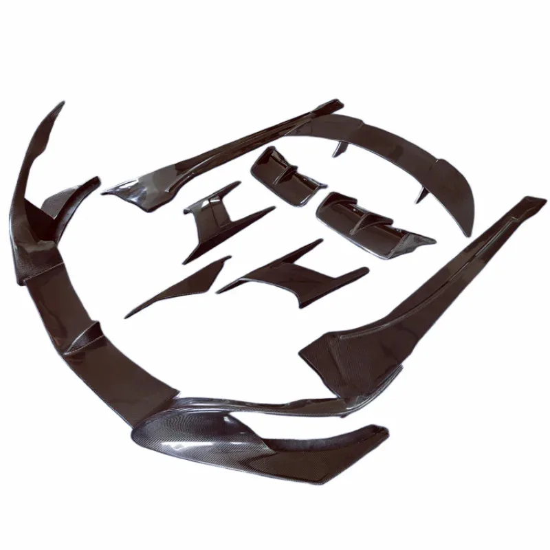 

Для 14-18 лет I8 TC стиль углеродное волокно край переднего бампера задний диффузор боковые юбки задний спойлер комплект кузова