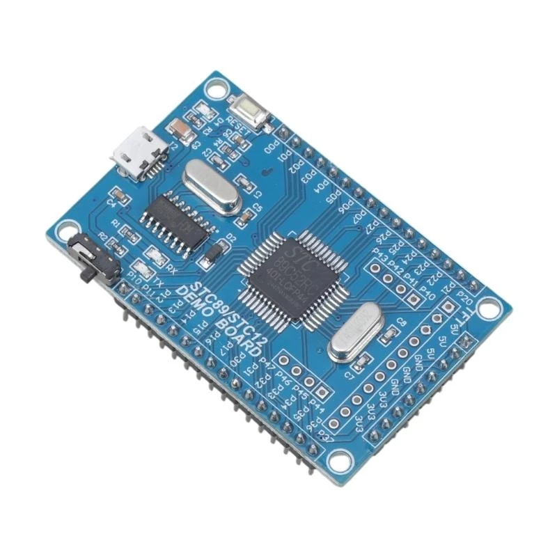 

J0MB Portable STC89C52 STC51 Cores Development Board Featuring LED Indicators