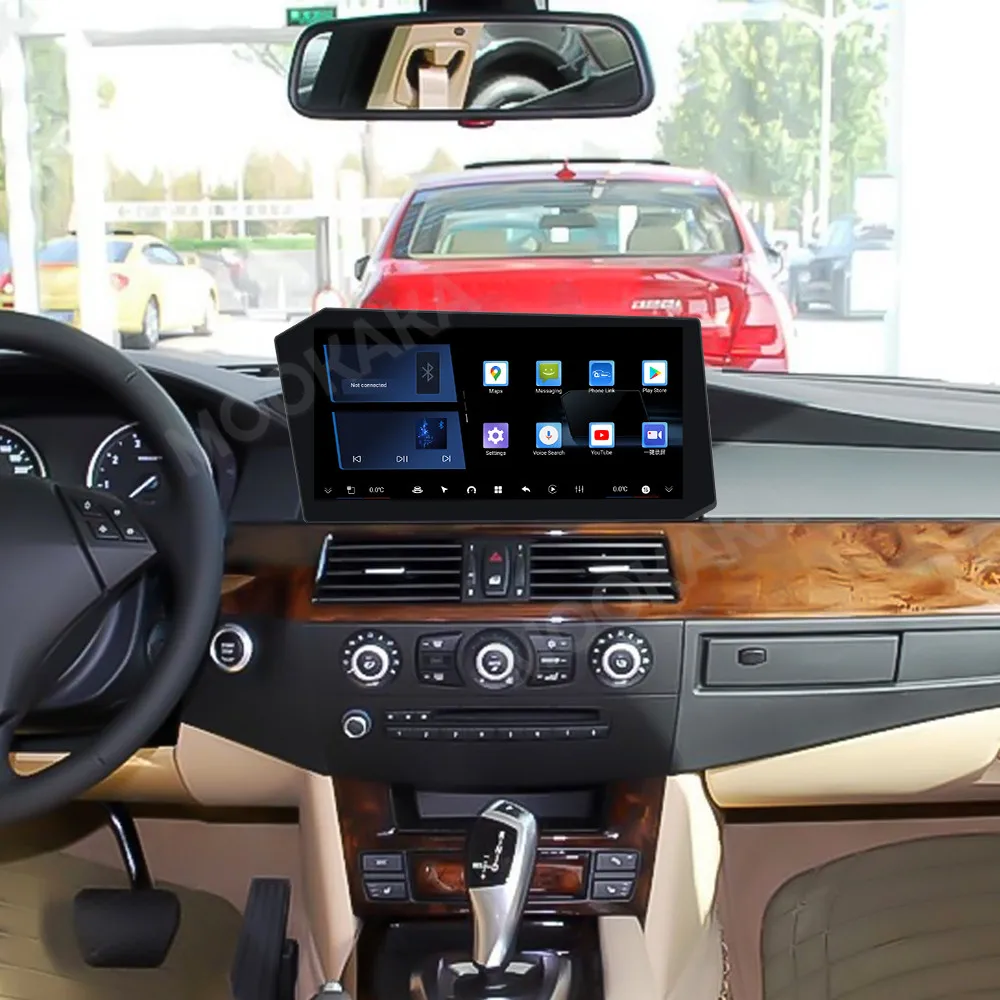 12.9 "أندرويد 14 ستيريو تلقائي لسيارات BMW 3 Series E9X 5 Series E60 2005-2012 راديو السيارة نظام تحديد المواقع والملاحة مسجل شرائط سماعة الرأس Carplay