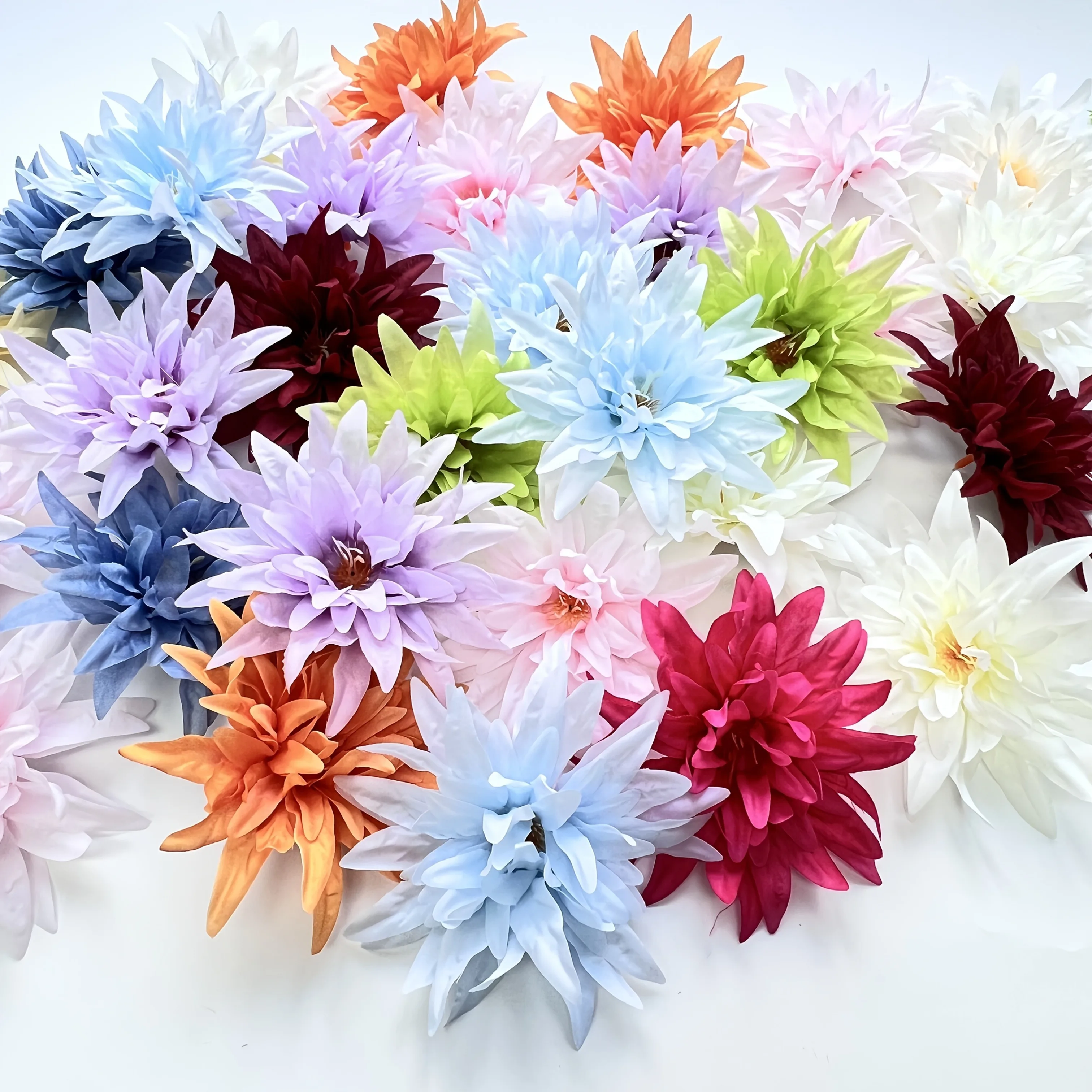 5/10 Stück künstliche Blumenköpfe, 11 cm, künstliche Blumen für Heimdekoration, Partyzubehör, Hochzeit, Hochzeit, Dekoration, DIY-Geschenke, Zubehör – Detail 1