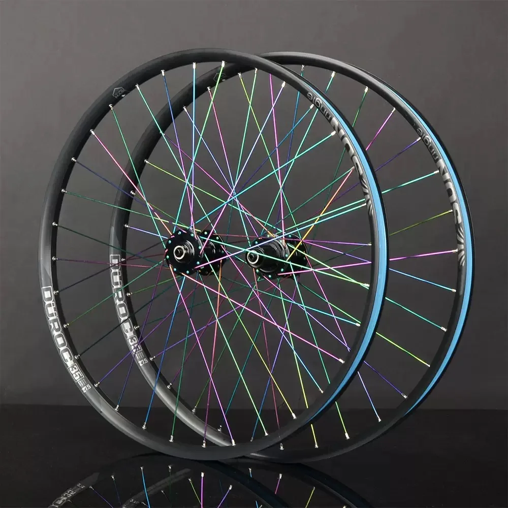 

Bicycle Wheel Set Hand-assembled 490 Duroc 30 35 40 Rim Heavy XC FR DH 27.5 29" QR THRU Mountain Wheel Set