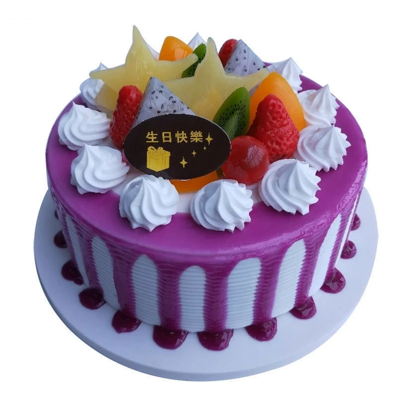 

Имитация торта, модель фруктов, дня рождения, поддельный дисплей, пластиковый образец, реквизит для съемки, свадебное украшение, рождество