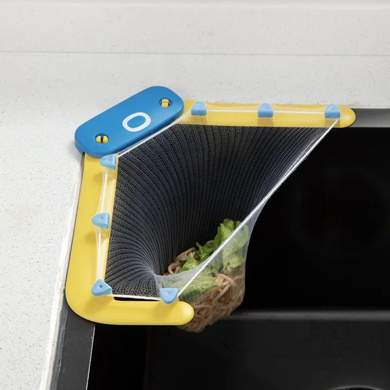 

Sink Drain Rack Kitchen Sink Garbage Filter Dishwashing Sink Drain Basket Disposable Anti-blocking Leak Net