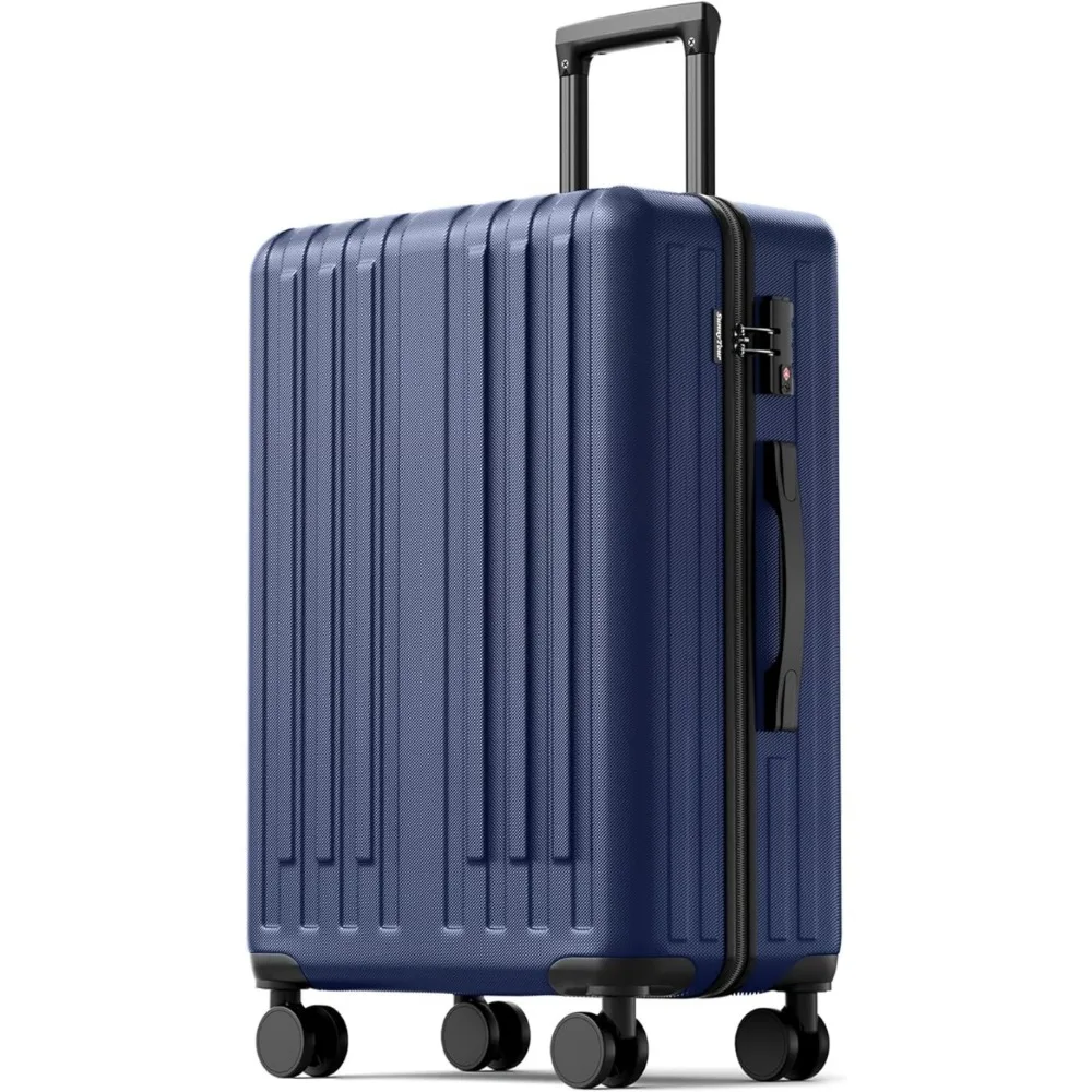 

Carry On Luggage,24 inch Checked Luggage Spinner Suitcase with Wheels,Lightweight Luggage