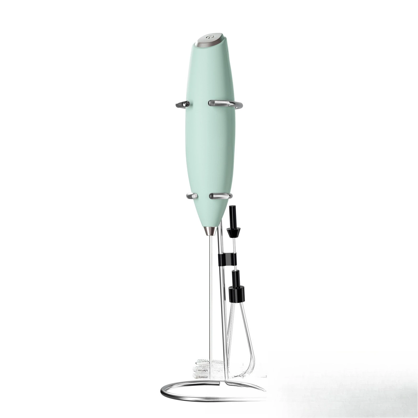 Wireless Handheld Electric Milk Frother Coffee Foamer Egg Beater Whisk Blender Mixer 2pcs